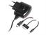 Power adapter TRACER 230V Combo iPhone/microUSB/0,75mm 2,1A