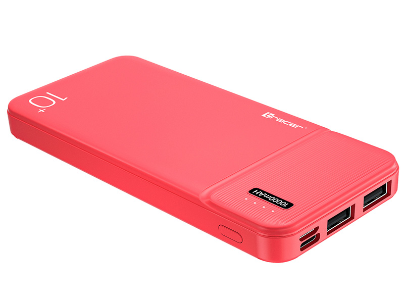Power bank TRACER 10000mAh 2A RED