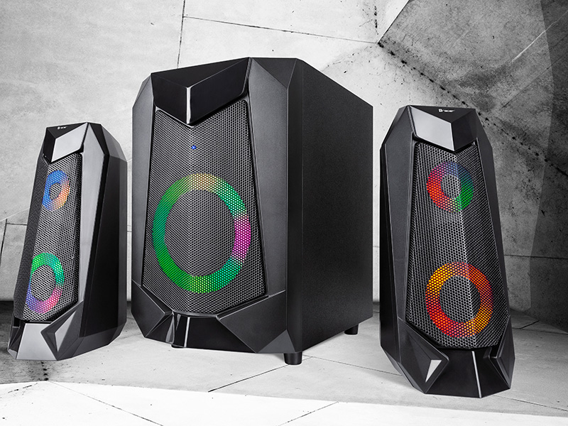 Speakers TRACER  2.1 Hi-Cube RGB Flow BLUETOOTH
