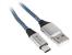Cable TRACER USB 2.0 TYPE-C A Male - C Male 1,0m black-blue