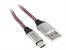 Cable TRACER USB 2.0 TYPE-C A Male - C Male 1,0m black-purple