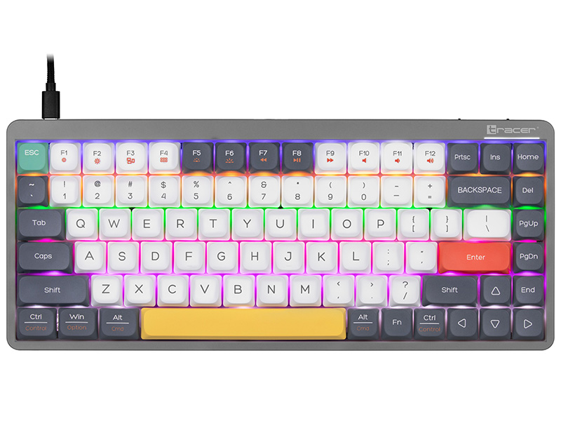 Mechanical Keyboard Tracer FINA 84 Grey (Outemu Red Switch)