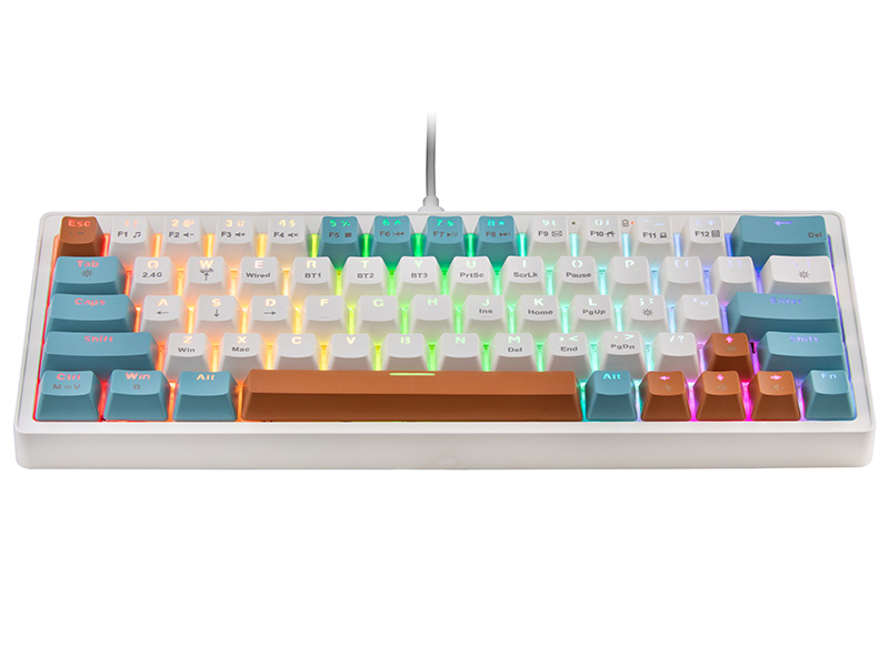 Mechanical Keyboard Tracer GAMEZONE EVO3 HOT SWAP 63 (White)