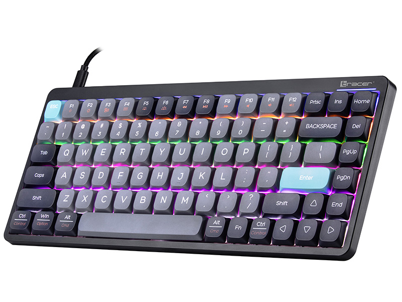 Mechanical Keyboard Tracer FINA 84 Blackcurrant (Outemu Red Switch)