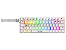 Mechanical Keyboard Tracer  GAMEZONE SIGMA 63 RF (2.4+BT) WHITE