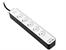 Power Strip TRACER Zebra mobile ready 1.5 m (5 outlets + 2USB 2,1A)