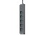 TRACER Power Line+ 1.8 m Graphite surge protector power strip (5 outlets)