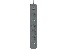 TRACER Power Line+ 1.8 m Graphite surge protector power strip (6 outlets)