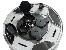 TRACER ED25 Grey Retractable Extension Cord (4 outlets, 25 m, IP44)
