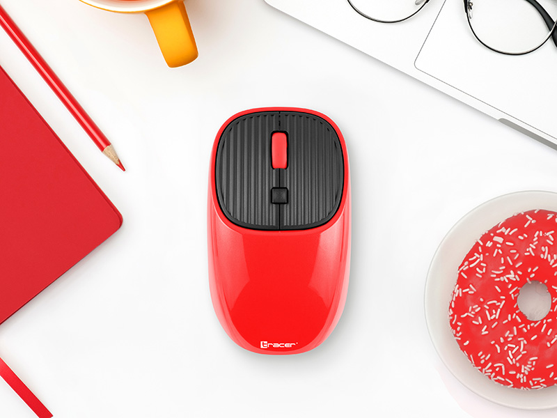 TRACER WAVE RF 2.4 Ghz Red wireless mouse