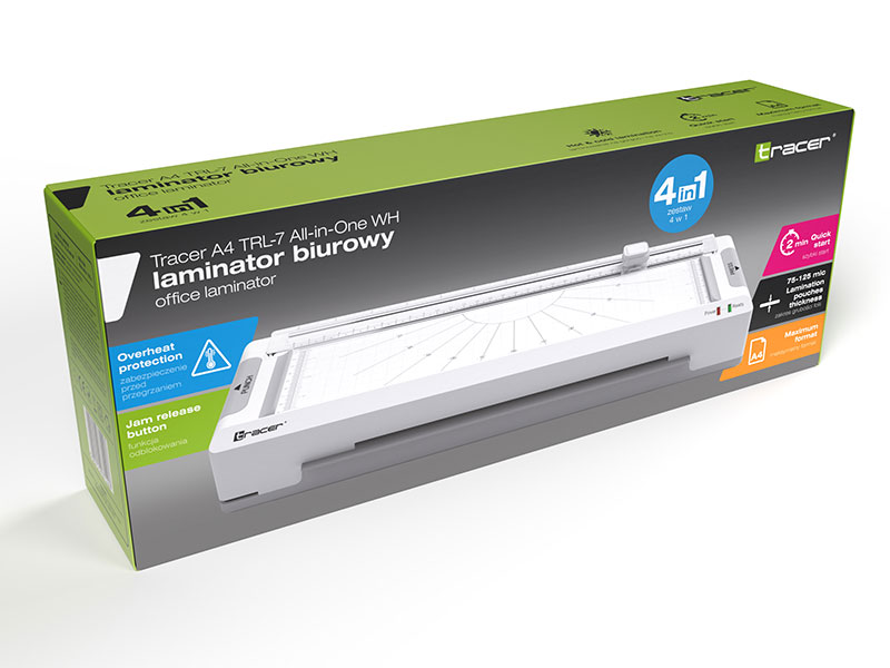 TRACER A4 TRL-7 All-in-One WH Laminator