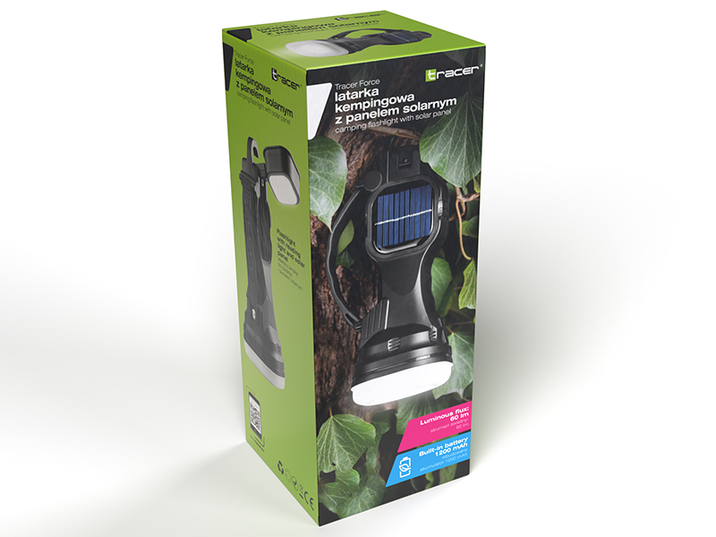 TRACER FORCE Solar Camping Torch