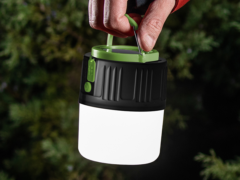 TRACER POWER Solar Camping Light and Power Bank