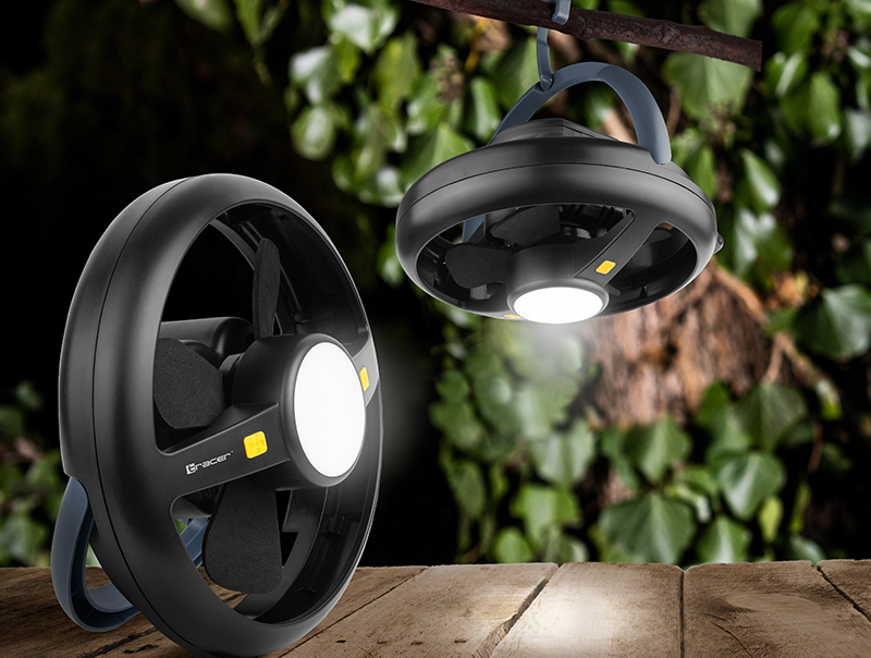 TRACER ZEPHYR Portable Camping Light With Fan