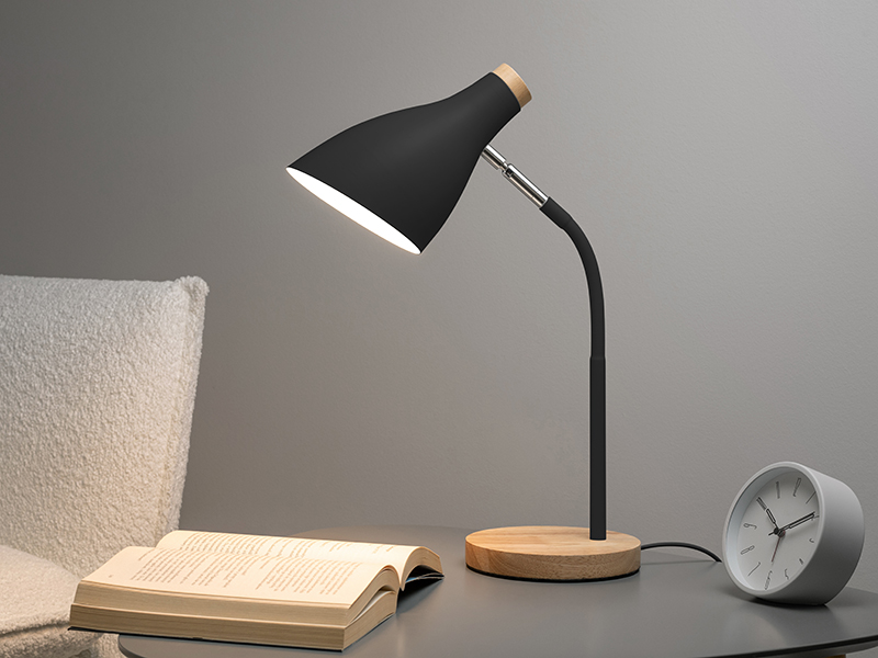 Tracer Scandi Black Desk Lamp