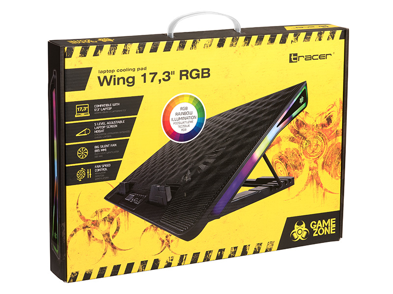 Cooling station TRACER GAMEZONE Wing 17,3" RGB