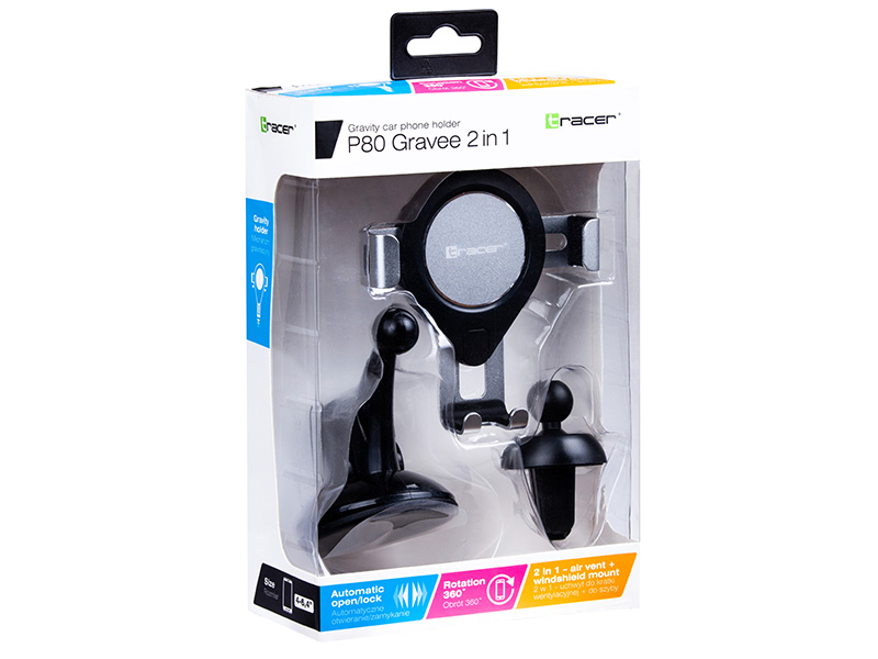 Phone Mount TRACER P 80 Gravee 2in1 (car)