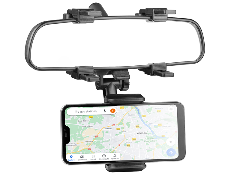 Phone mount for the rear view mirror U11